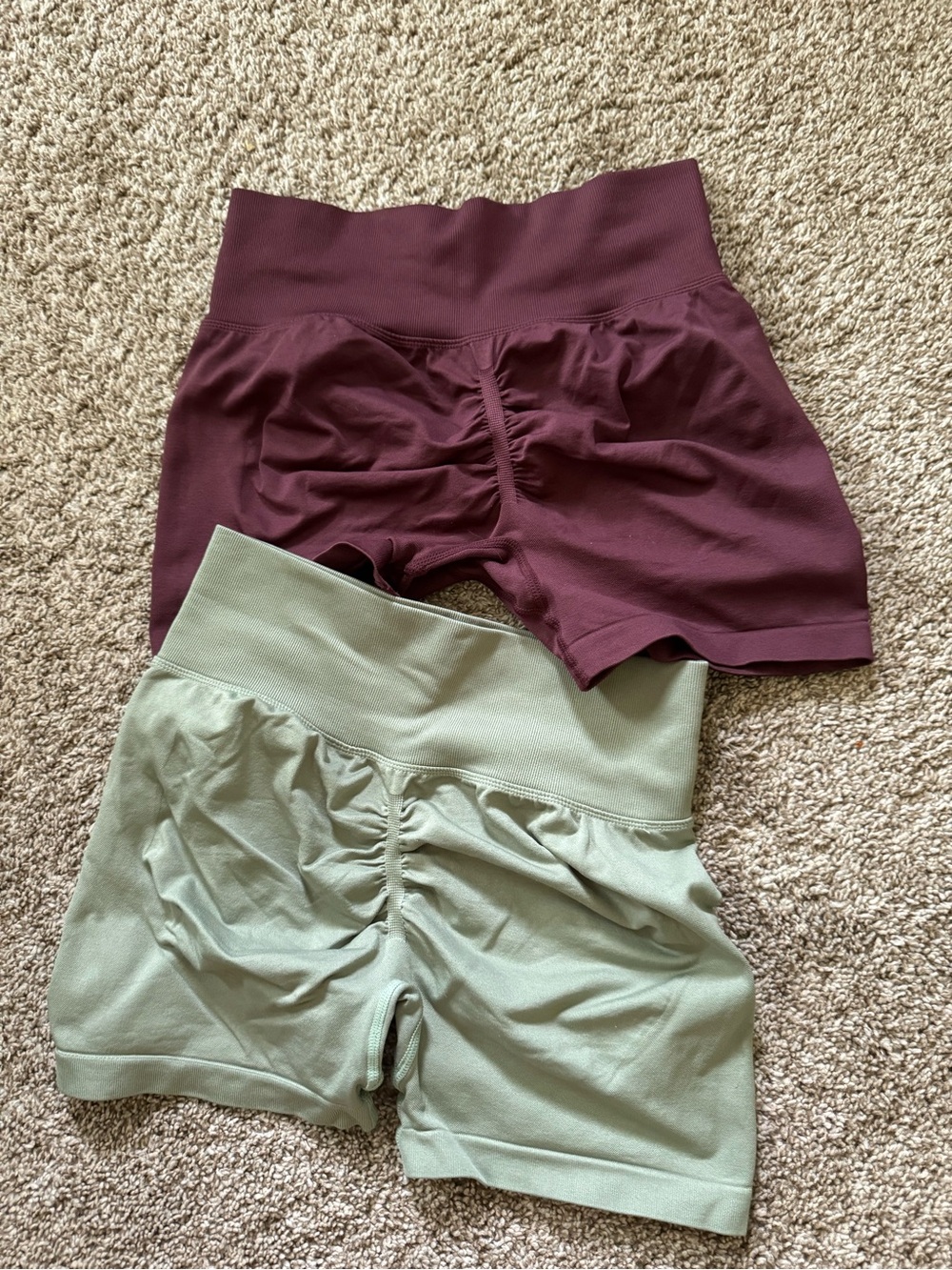 Scrunch Butt High-Waisted Shorts